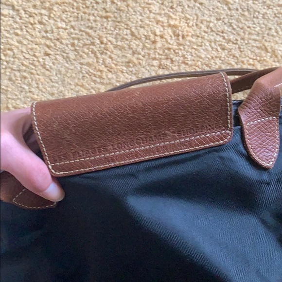 Black Longchamp Les Pliages Small Tote - Picture 3 of 3